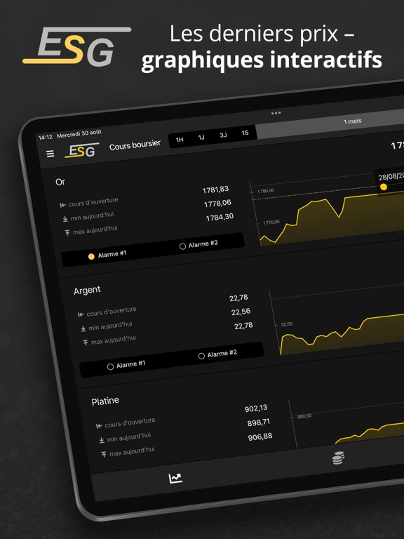 Screenshot #4 pour Prix or & métaux précieux