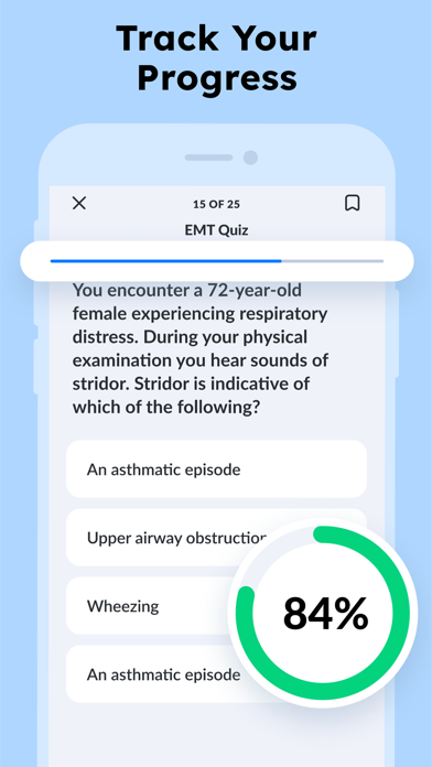 NREMT Prep. Medic Test 2024 Screenshot