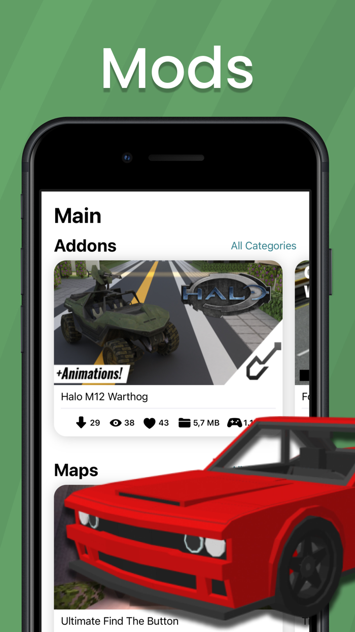 Mods Maps Skins for Minecraft