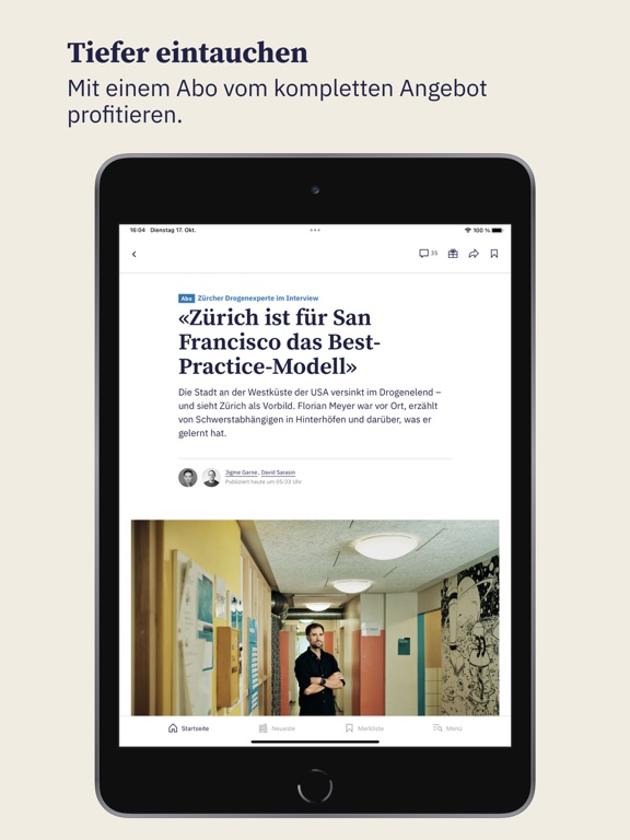 Screenshot #6 pour Tages-Anzeiger Nachrichten