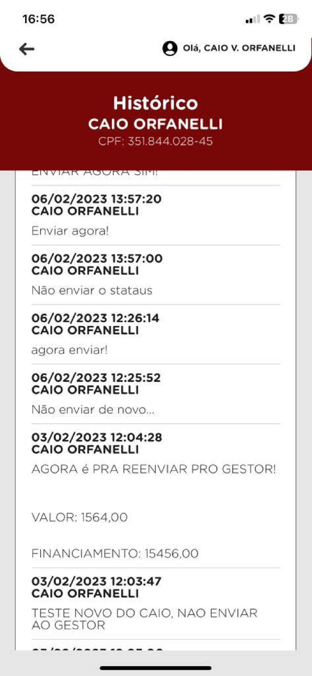 App Oito screenshot 4