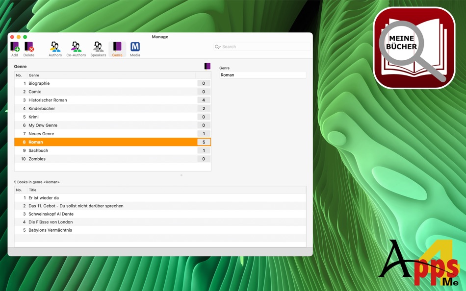 #5. Acana My Books (macOS) 由: @pps4Me