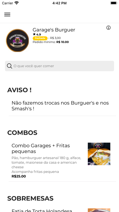 Garages Burguer Screenshot