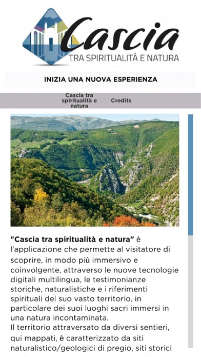 Cascia spiritualità e natura Screenshot