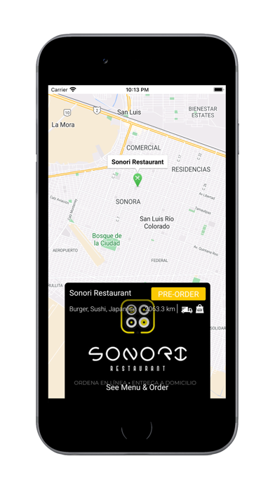 Sonori Restaurant Screenshot