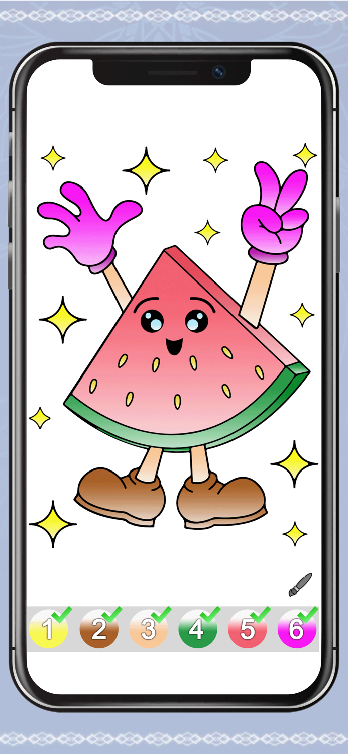 Gradient Color By Number Book