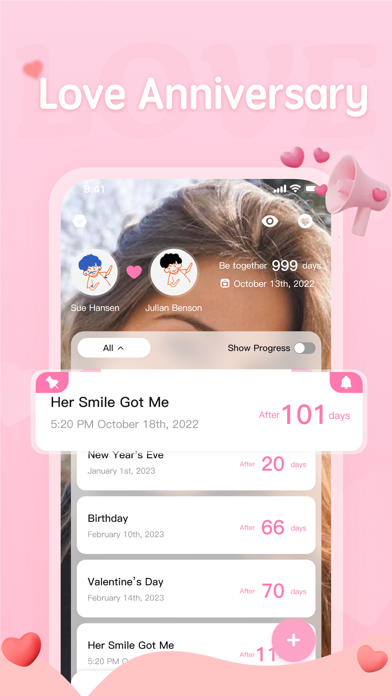 Anniversary reminder - My Love Screenshot