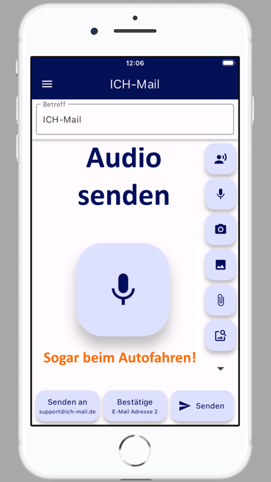ICH-Mail | E-Mail an dich Screenshot