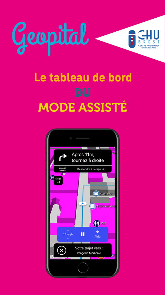 #4. Geopital (iOS) 由: CENTRE HOSPITALIER REGIONAL ET UNIVERSITAIRE DE BREST