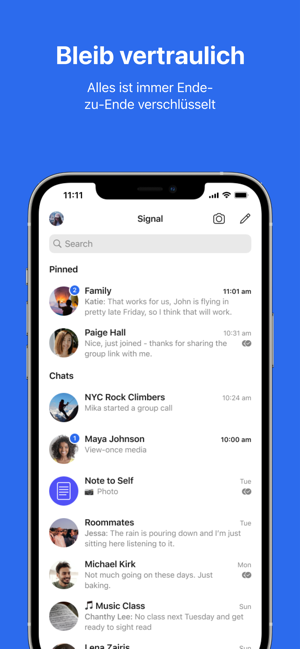‎Signal – Sicherer Messenger Screenshot