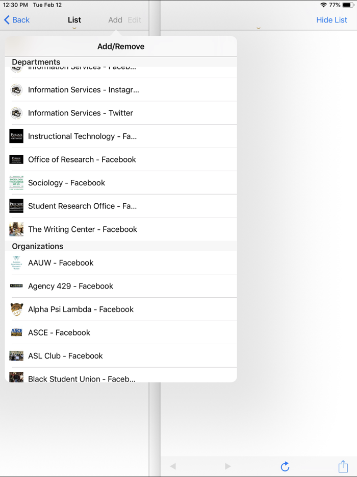 Purdue Northwest Mobile App