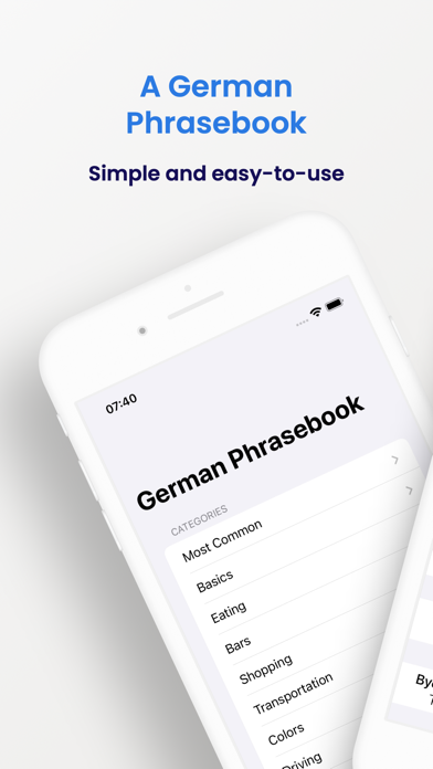 German Phrasebook (Travel) Screenshot