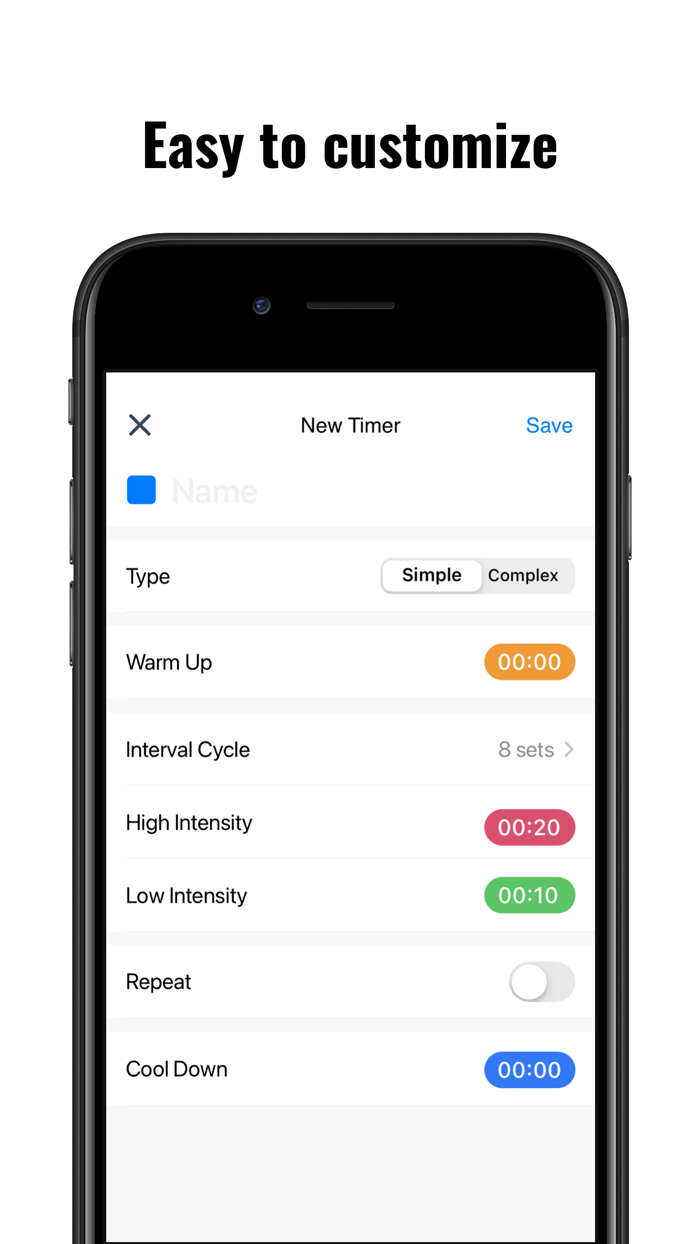 Simple HIIT - Interval Timer