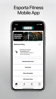 esporta fitness iphone screenshot 1