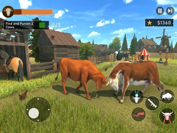 Crazy Scary Cow Rampage Sim