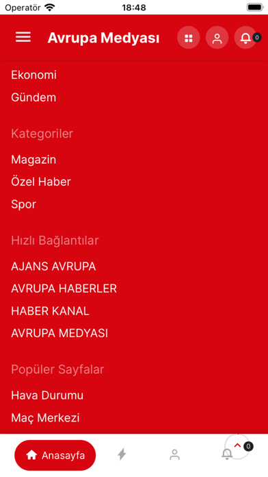 Avrupa Medyası - Avrupa Haber Screenshot
