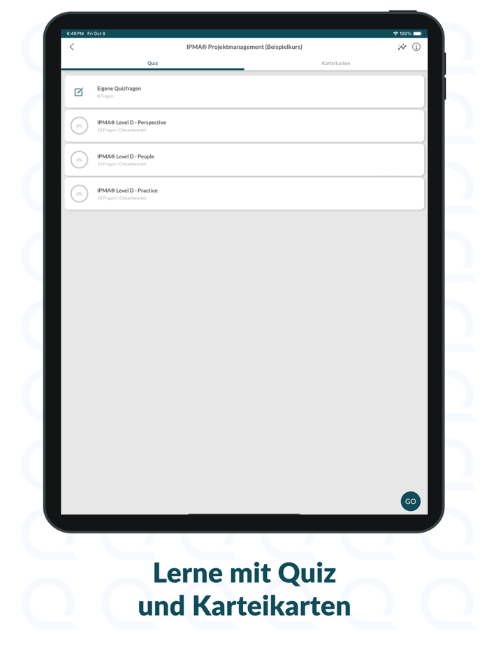 IPMA Projektmanagement Trainer