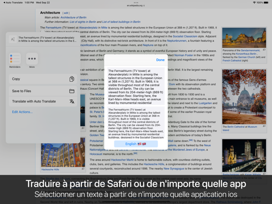 Screenshot #6 pour Auto Translate for Safari