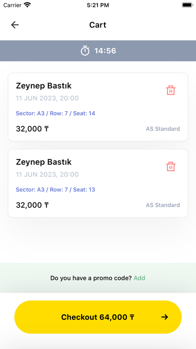 iTicket.KZ (Kazakhstan) Screenshot