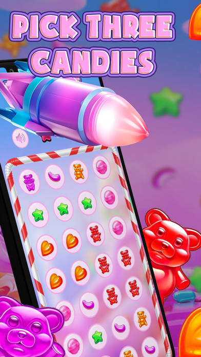 Pick Three Candies Screenshot
