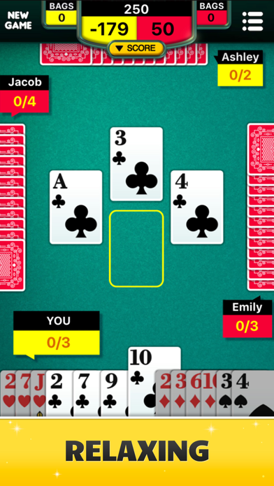 Spades classic card game screenshot 4