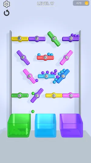 Falling Balls Puzzle screenshot 2