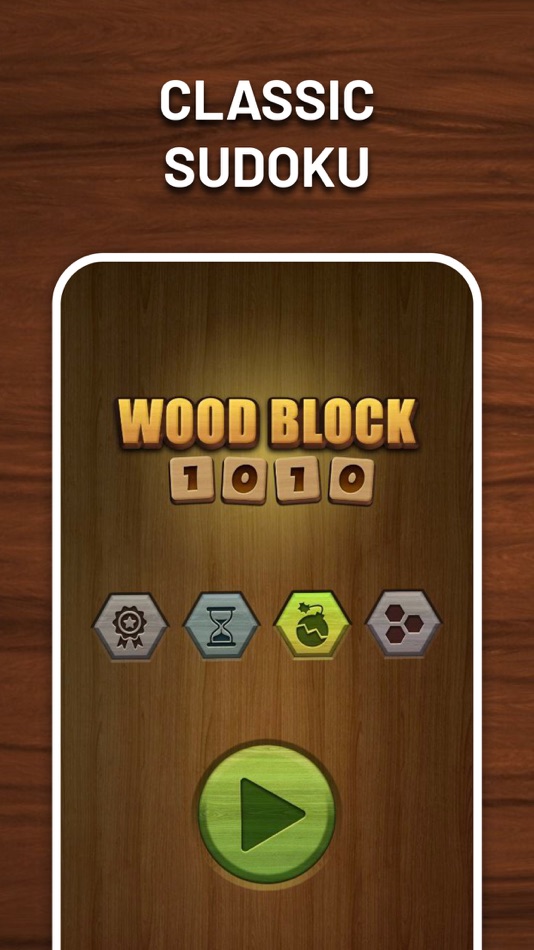 #1. Wood Cube Block: Merge Puzzle (iOS) By: Alina Grishina