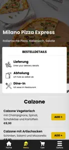 Milano Pizza Express screenshot #3 for iPhone