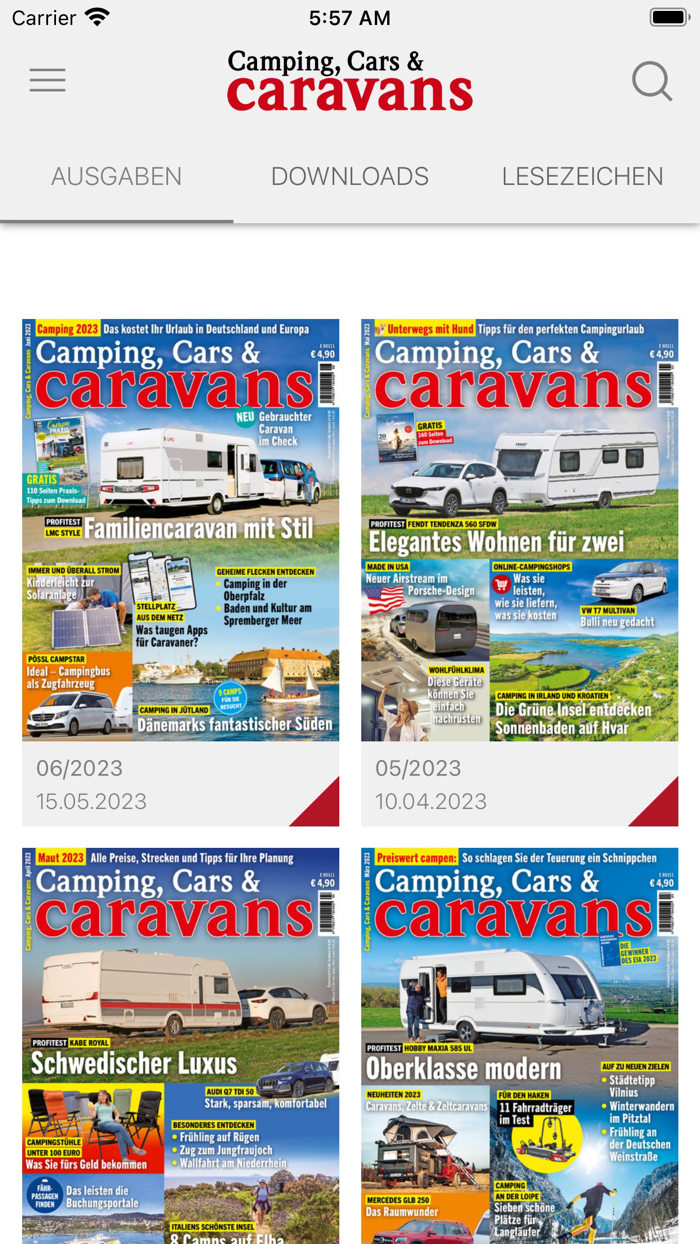 Camping Cars and Caravans