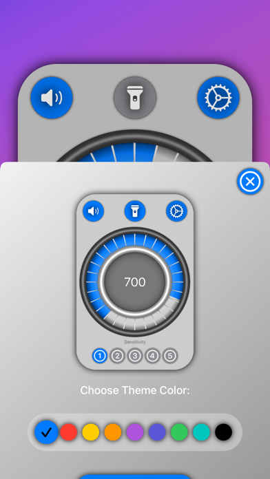 Metal Detector for iPhone Screenshot