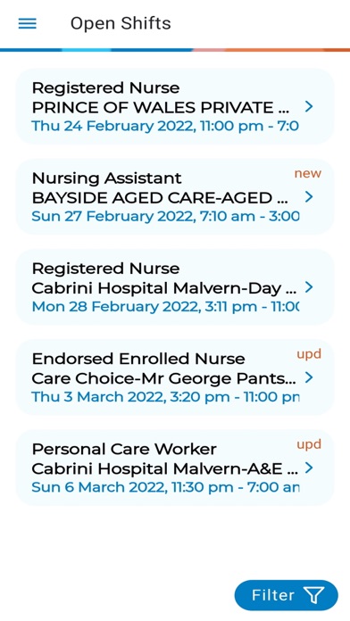 Alliance Nursing Screenshot