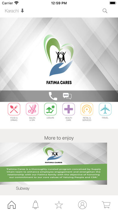 Fatima Cares Vouch365 Screenshot