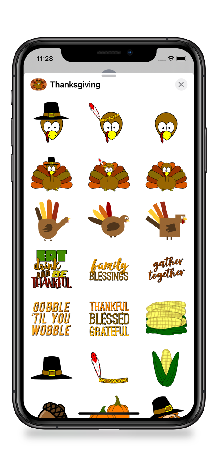 Thanksgiving Fun Stickers