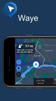 waye navigation & live traffic iphone screenshot 1