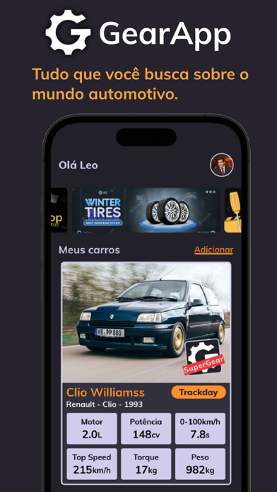 Gear App Screenshot