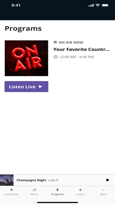 WSIP FM New Country 98.9 Screenshot