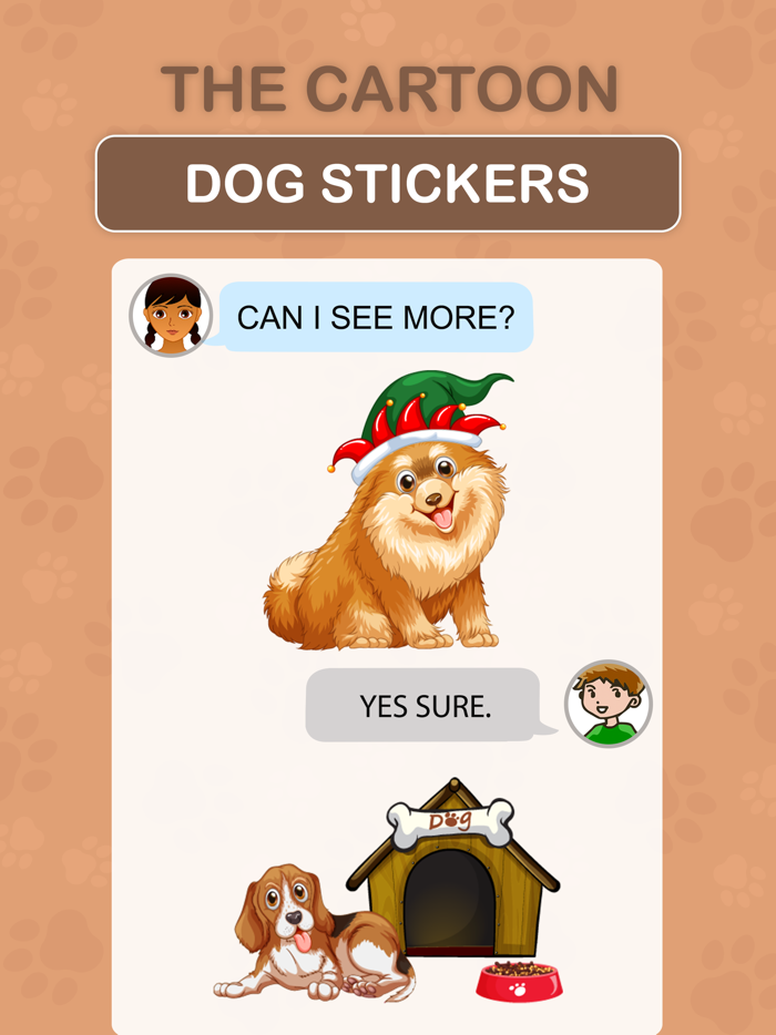 The Cartoon Dog Stickers
