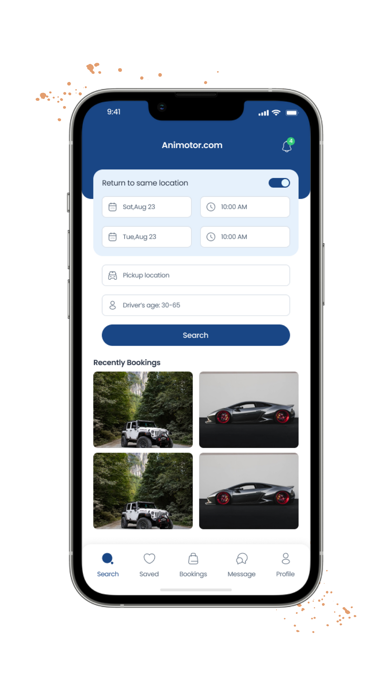 ANI Motors app screenshot