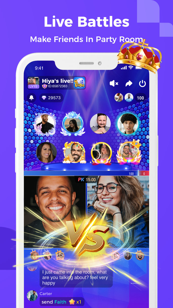 Hiya - Group Voice Chatroom