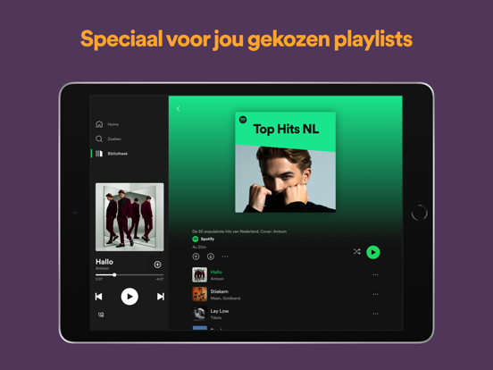 Spotify: Muziek en podcasts iPad app afbeelding 3