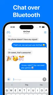 airchat: peer-to-peer chat iphone screenshot 1
