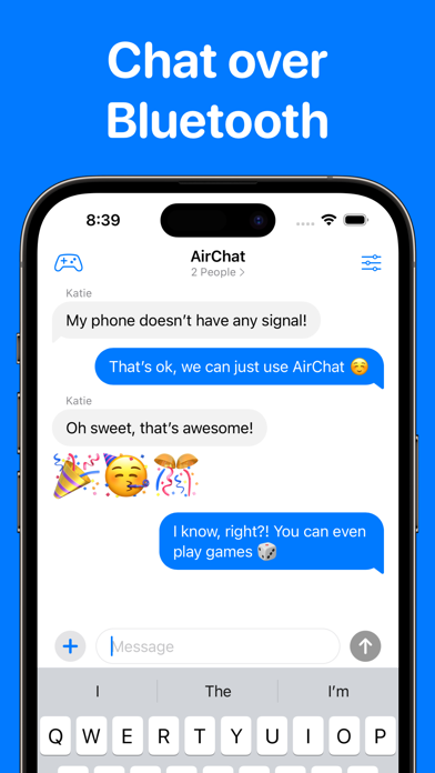 AirChat: Peer-to-Peer Chatのおすすめ画像1