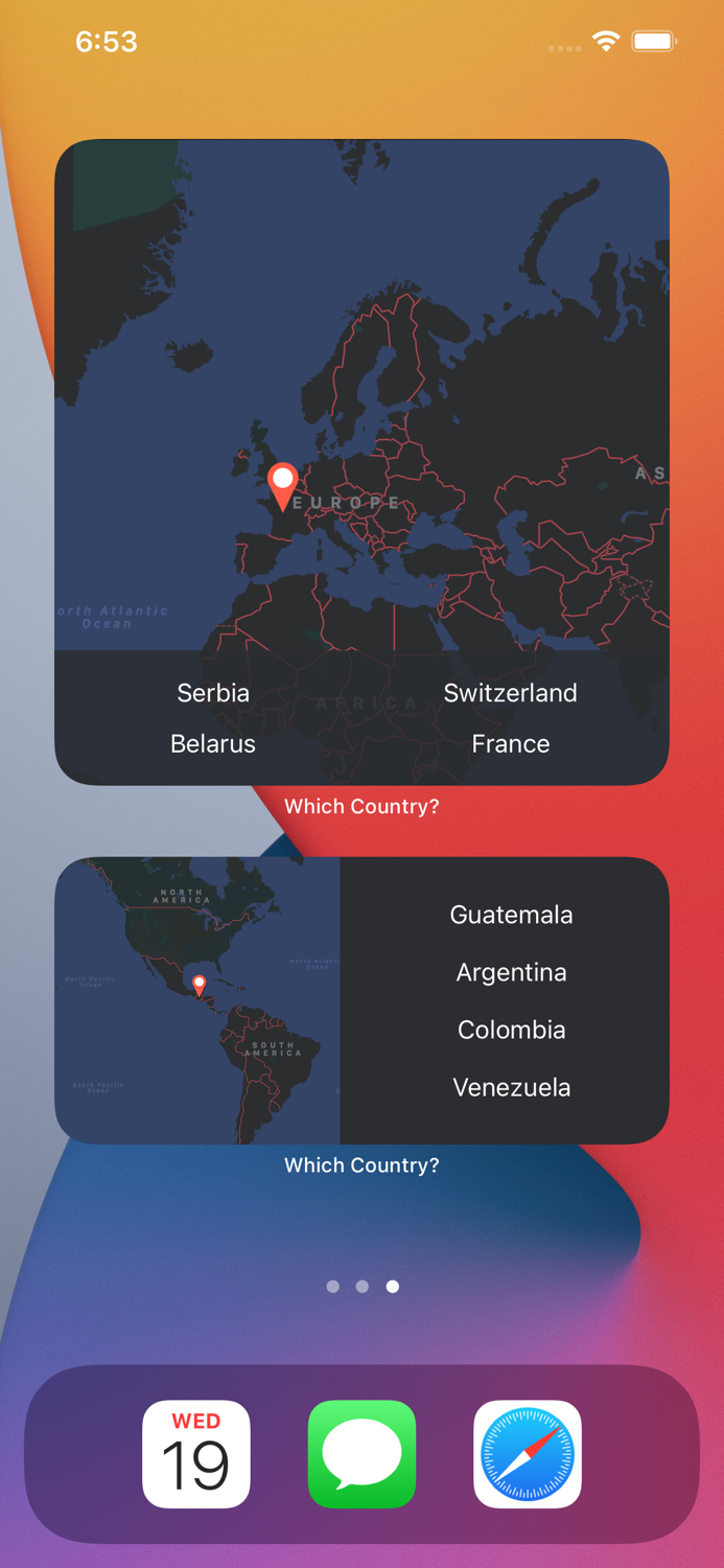 Learn Geography  Homescreen