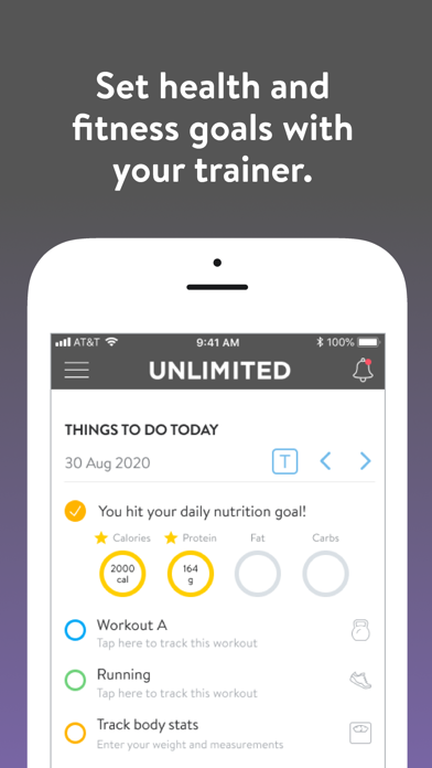 Unlimited Fitness Coaching Screenshot