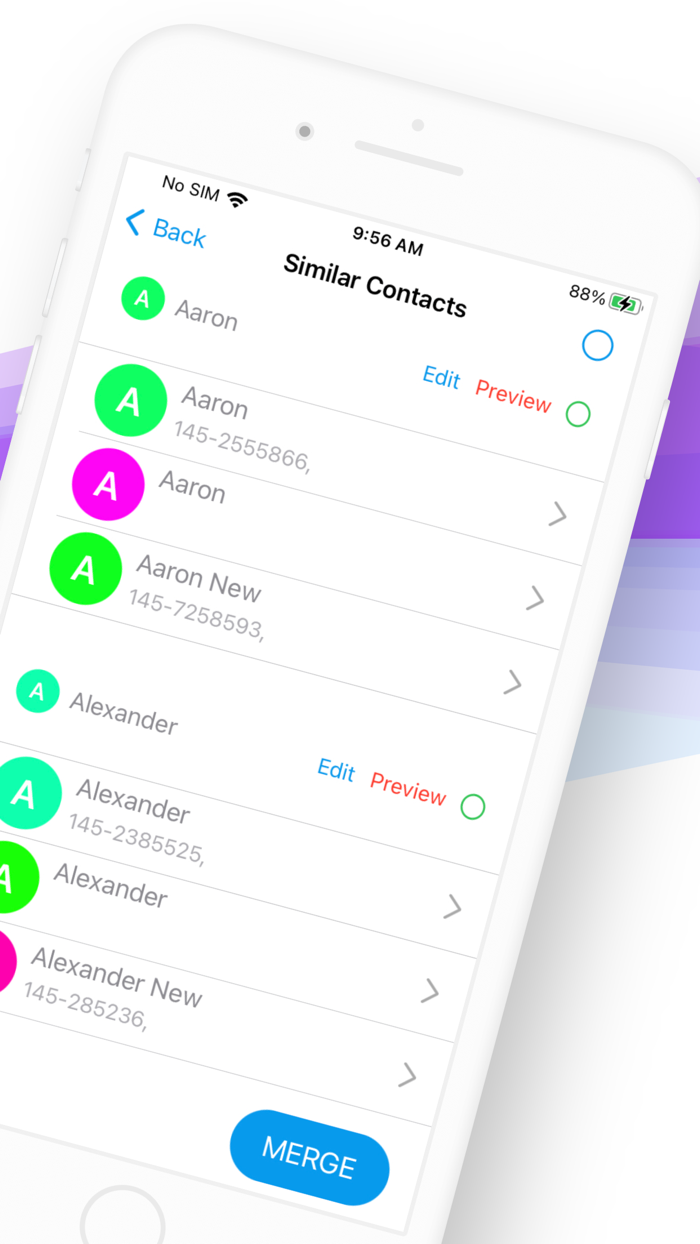 remove duplicate contacts 