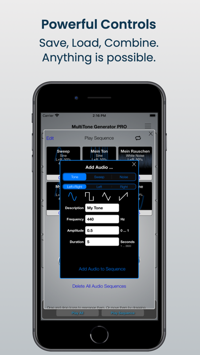 MultiTone Generator PRO Screenshot
