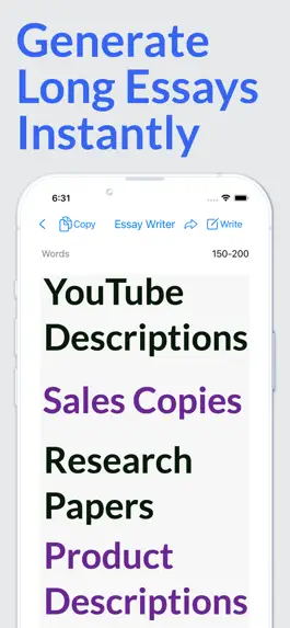 Game screenshot Essay Writer - AI Book Writer hack