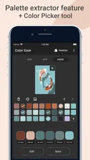 color gear x: create palette iphone screenshot 2