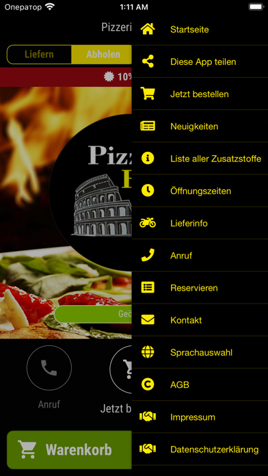 Pizzeria Roma Lippstadt Screenshot