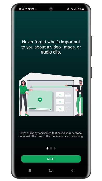 Media Notes: Notepad for Media Screenshot